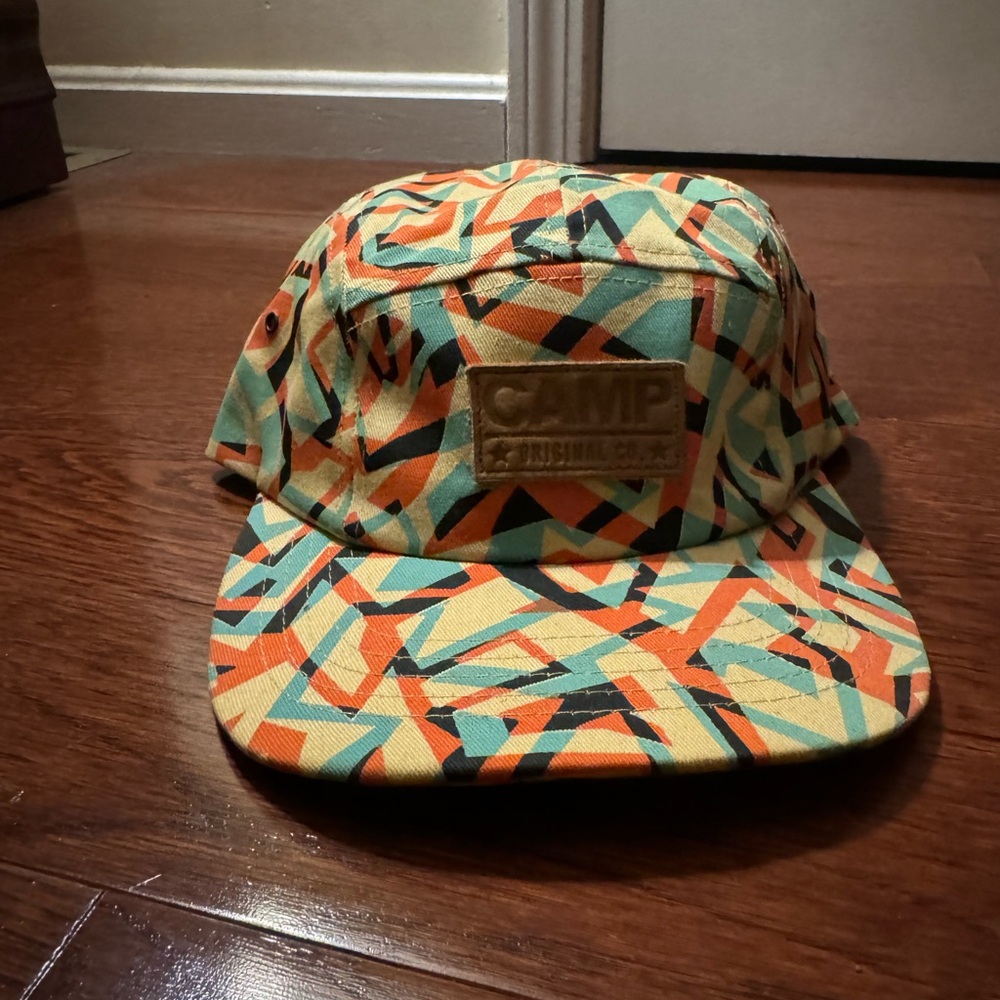 Retro Camp Panel Adjustable Snapback - image 3